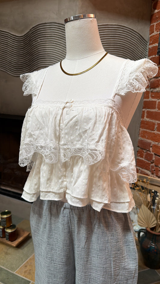 Romance Sol Top - White
