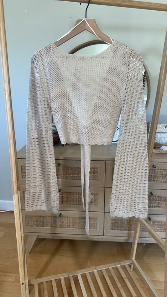 Tulum Sands front tie wrap - final sale