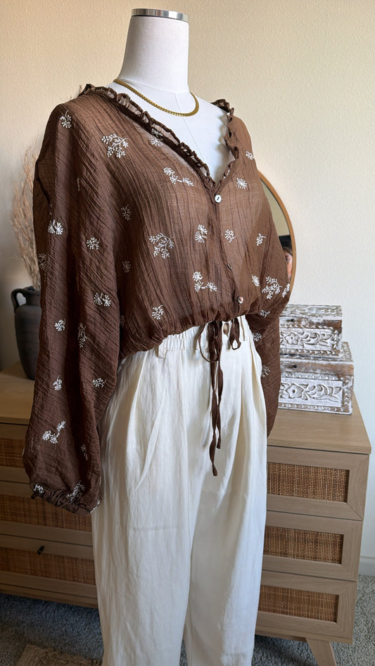 The Vintage Florals Top