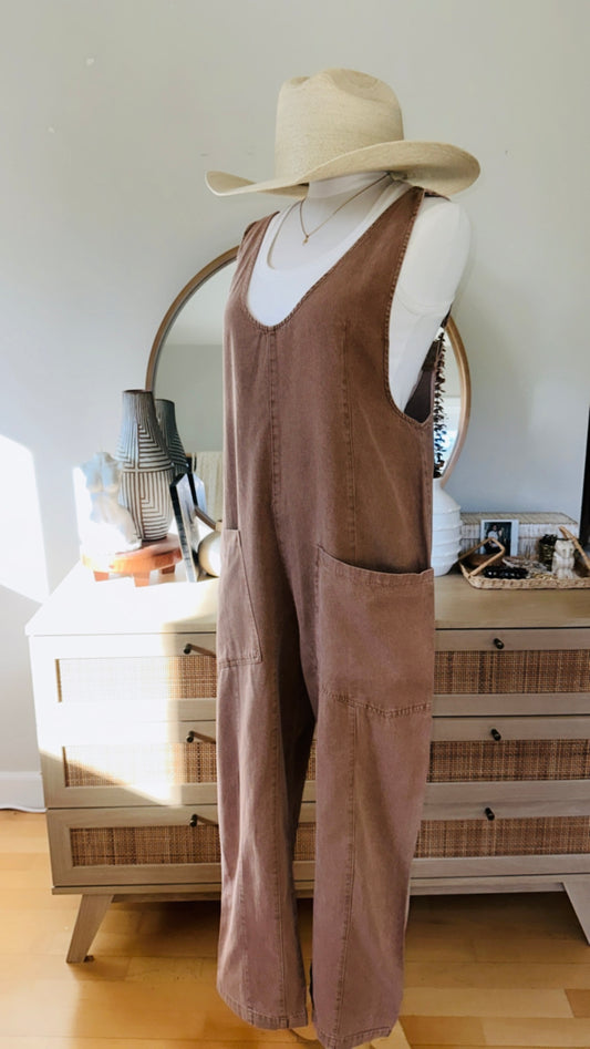 Fresh & Relax Denim Jumpsuit