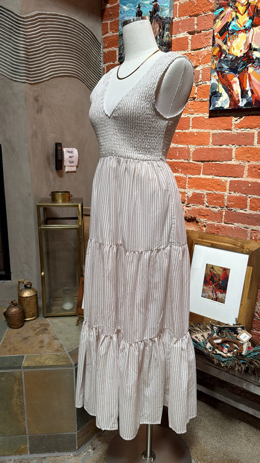 Luna Stripes Maxi Dress