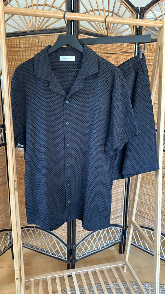Bacano button up Set - black
