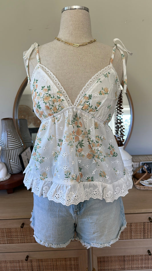 Spring Flores Top