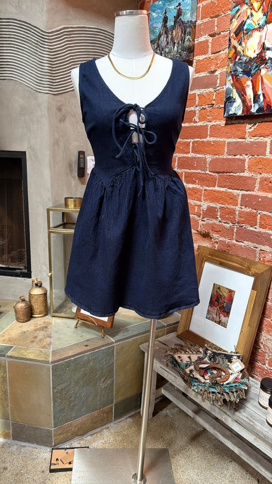 Moonlit Love Denim Dress
