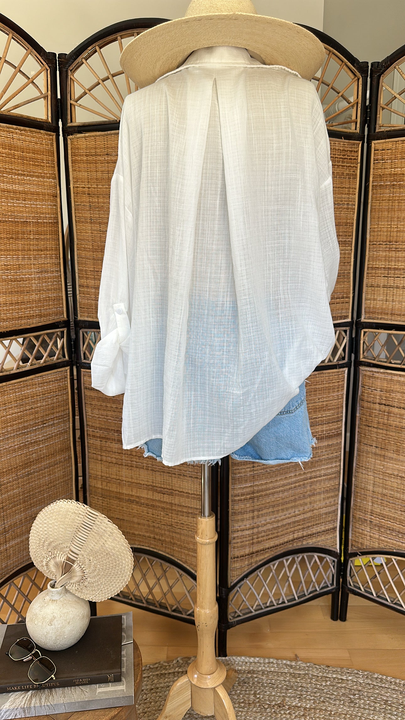 Cruising Thru Top - white