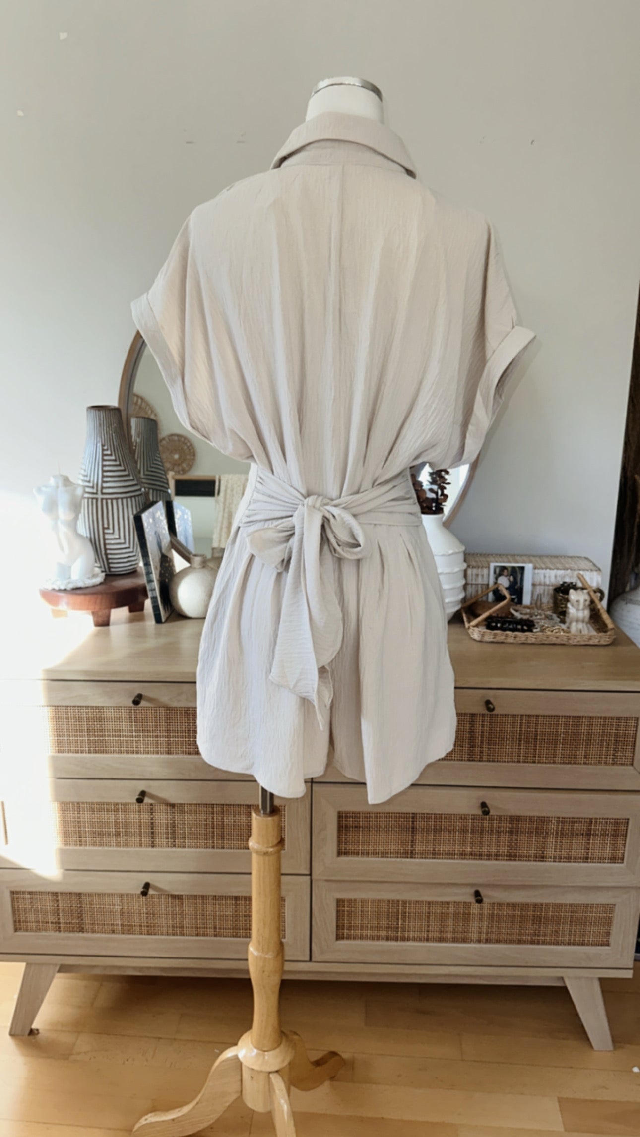 Love Her So Romper -ivory