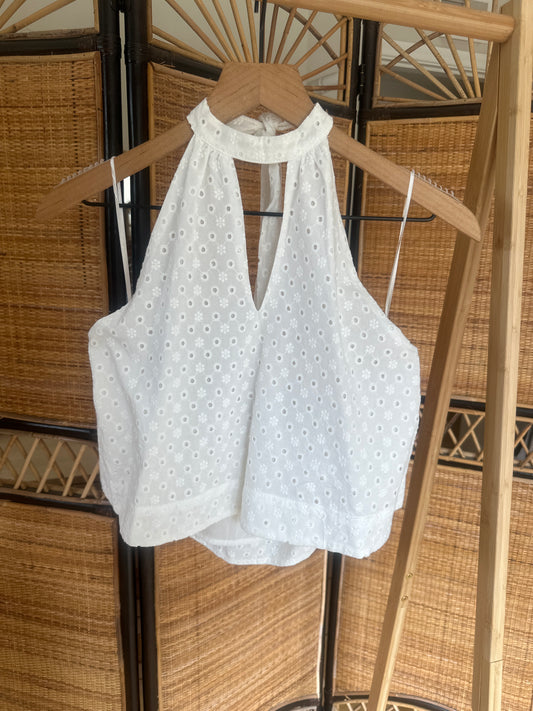 Malibu Waves Halter Top - final sale