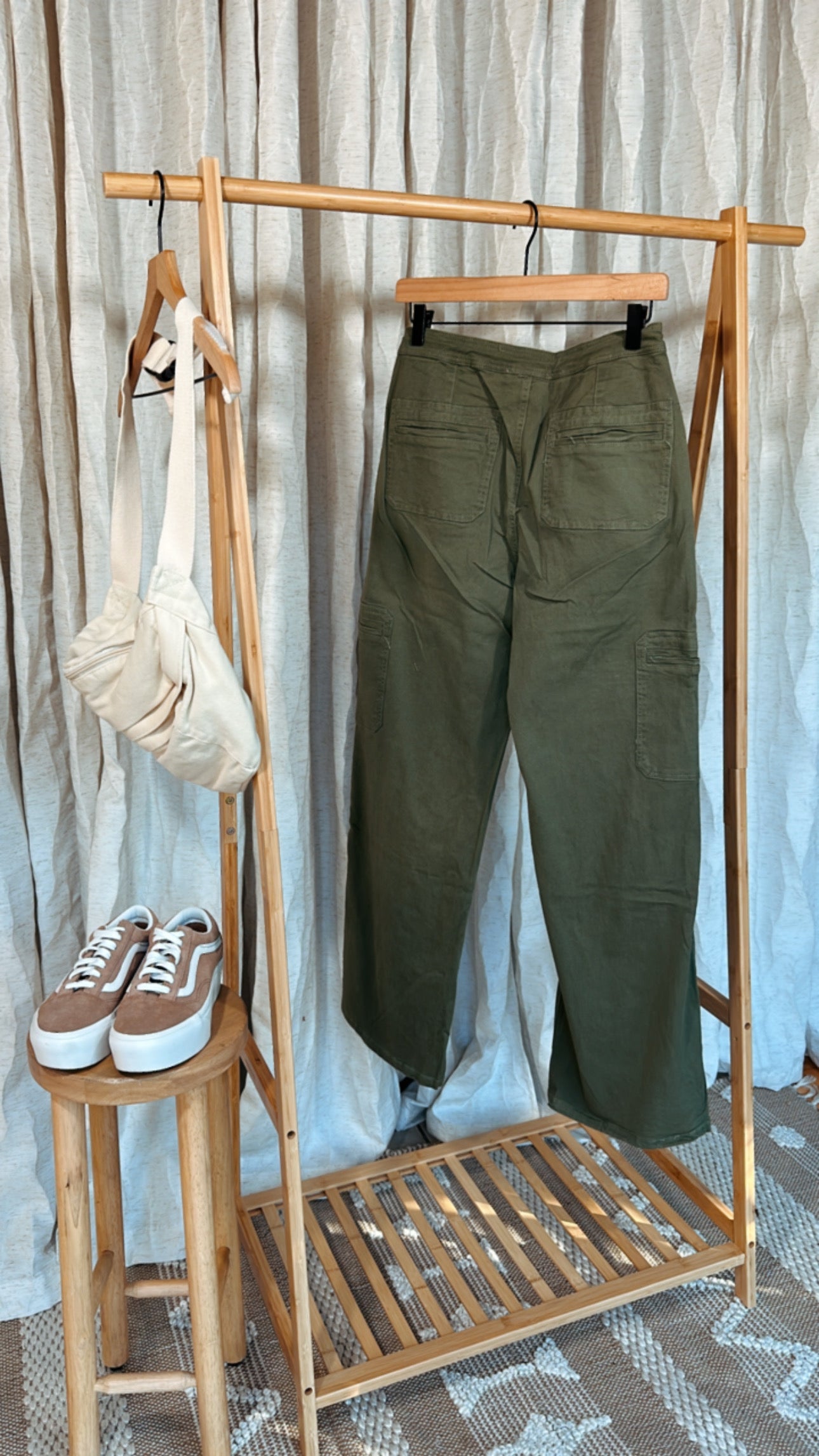 Chill Vibe Cargo Pant - forest green