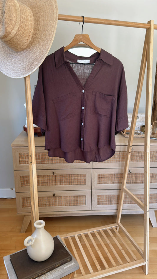 Seaside Top - Brown