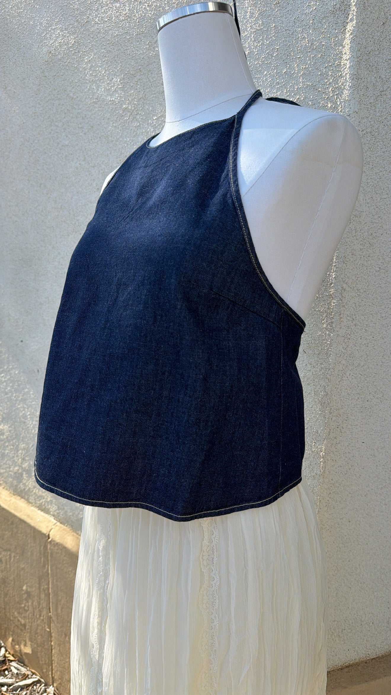 Blue Lagoon Denim Halter Top