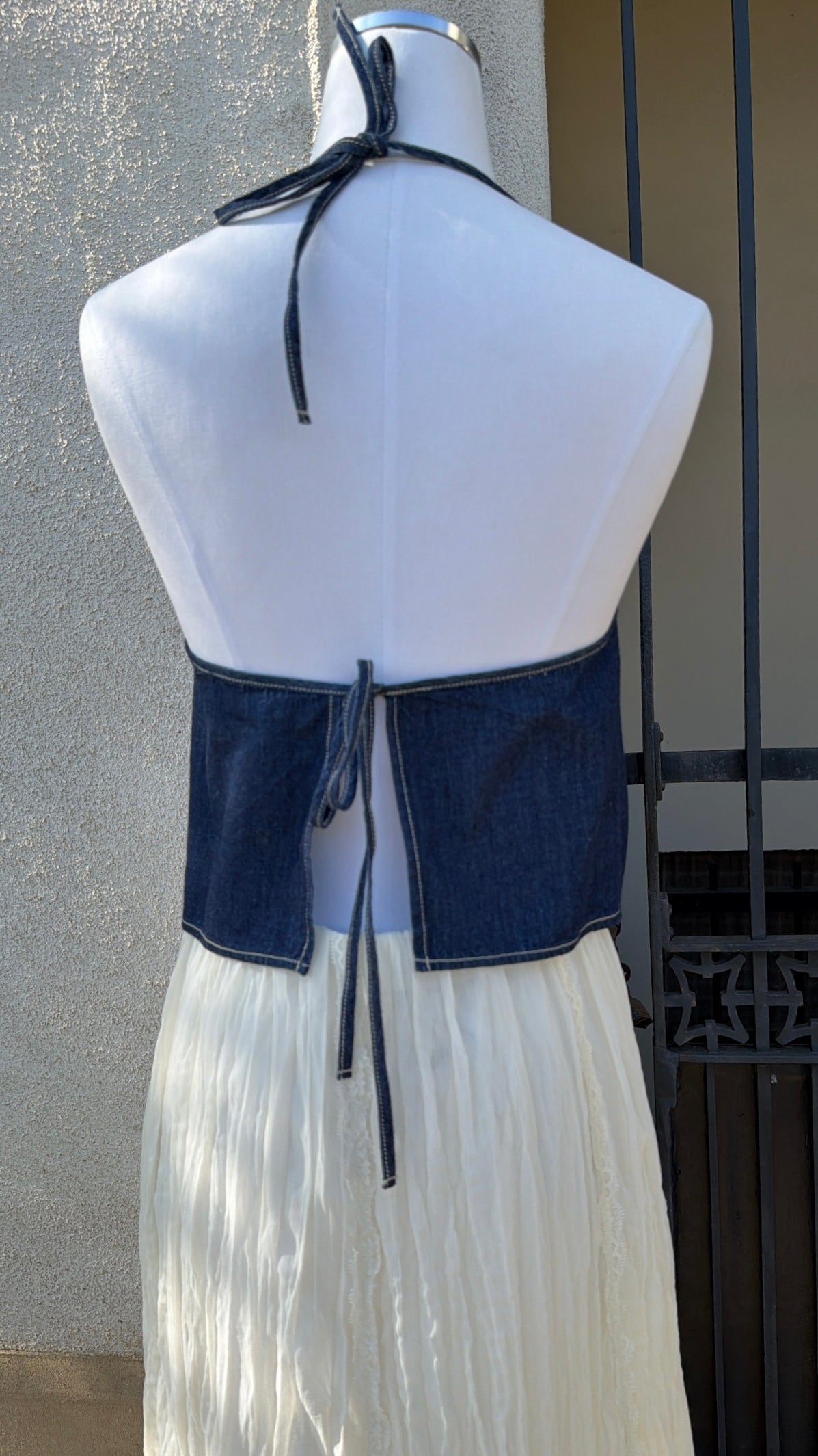 Blue Lagoon Denim Halter Top