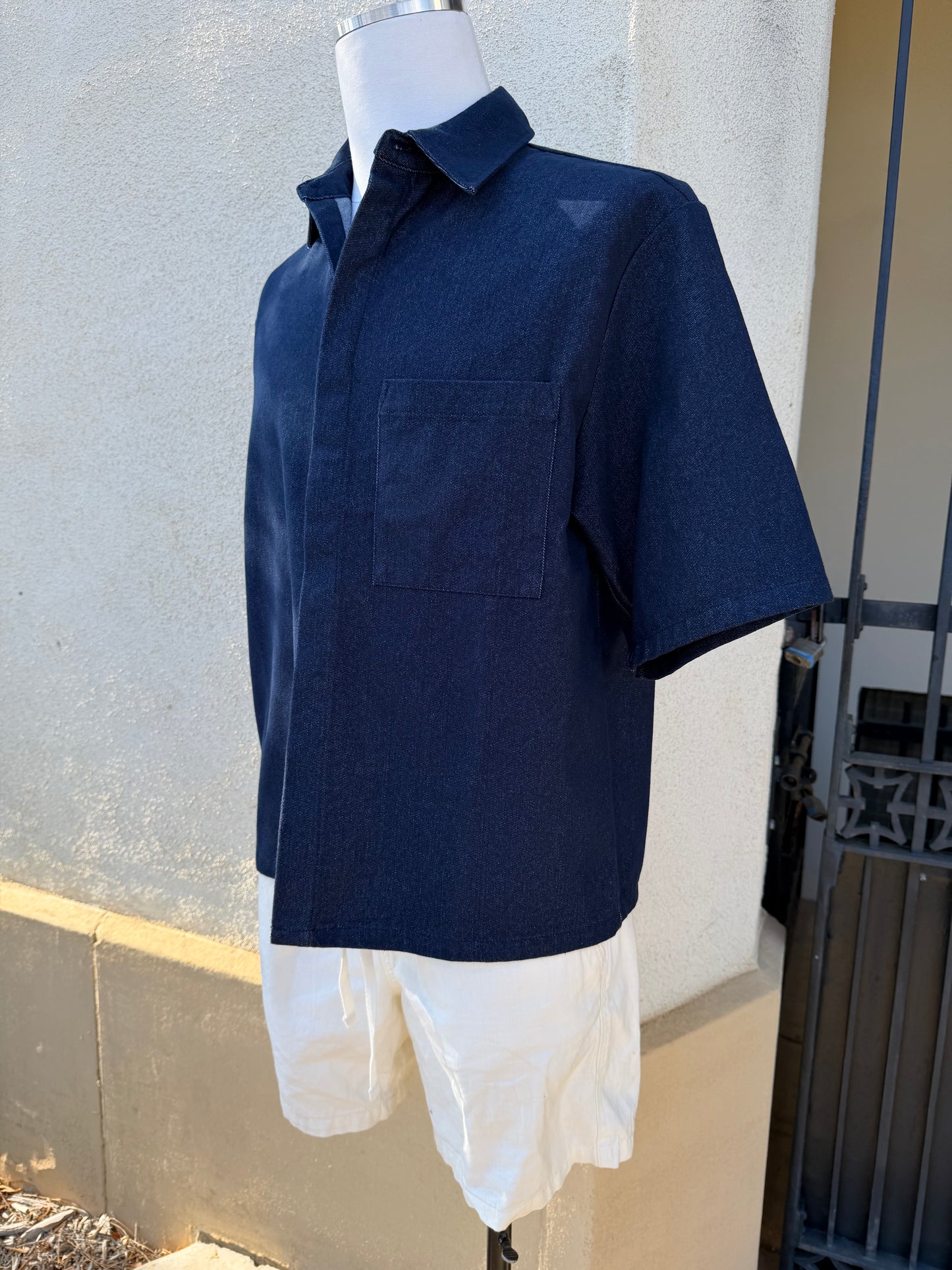 Bacano Denim top - Dark Denim