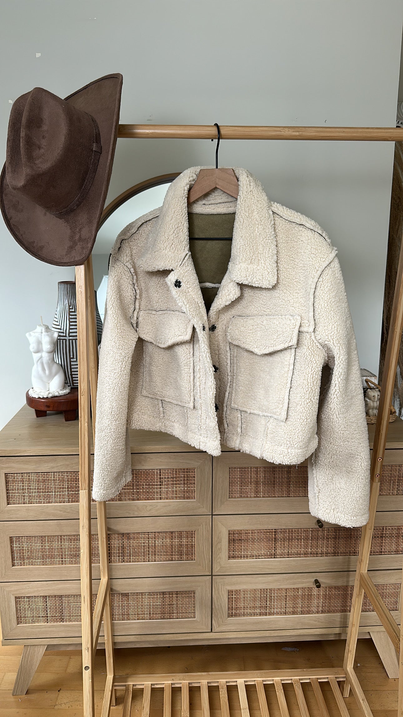 A Moment For Her Sherpa Jacket