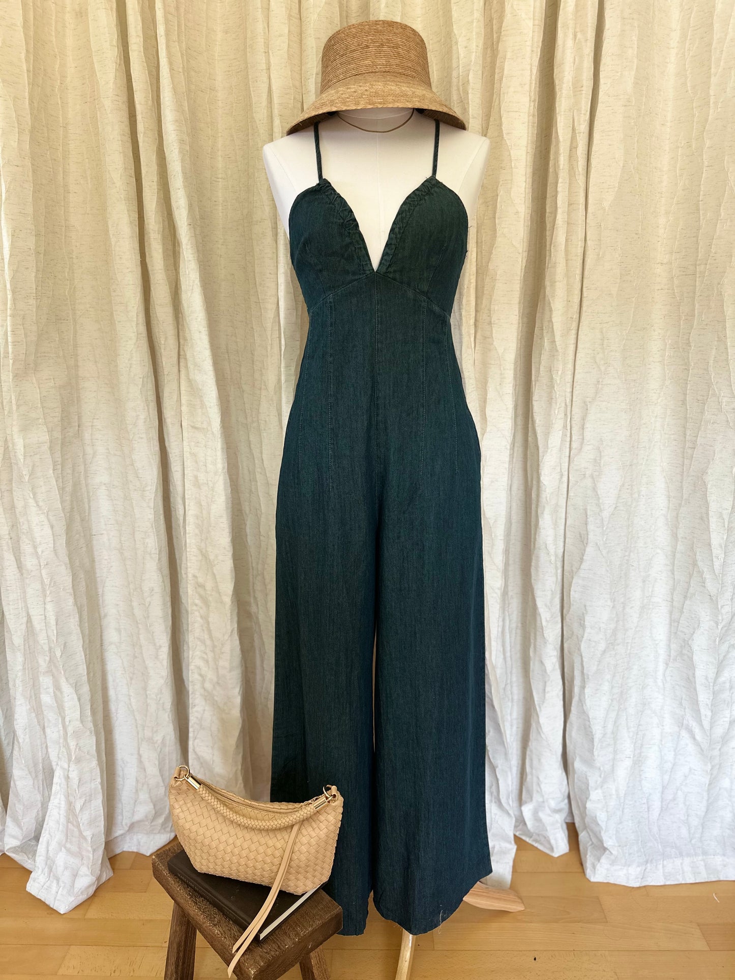 Paradise Jumpsuit - Dark Wash