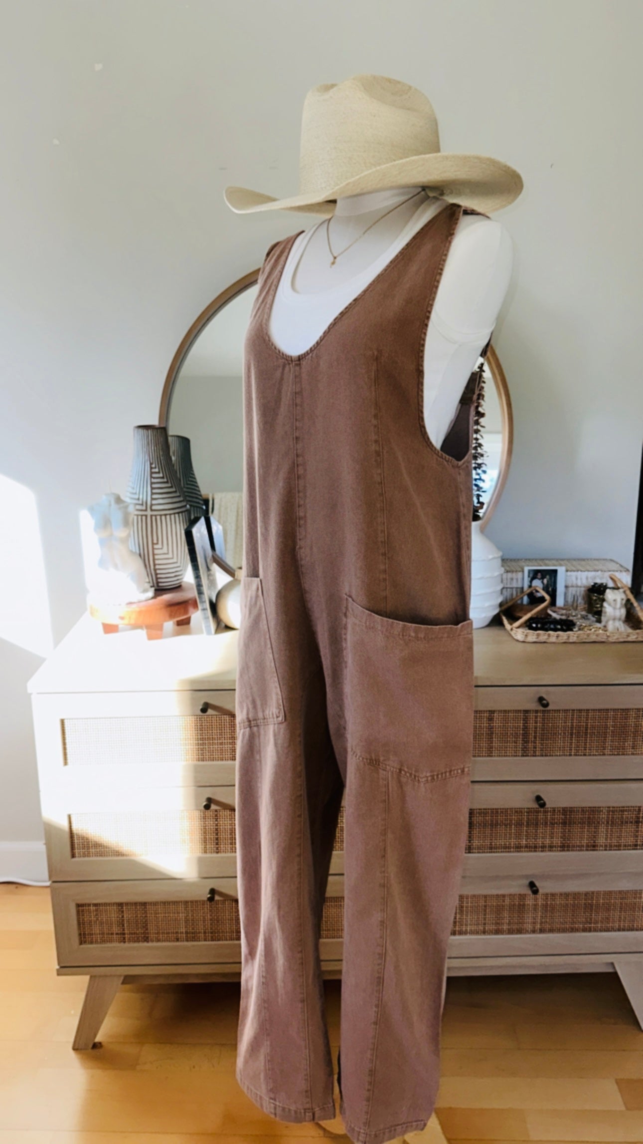 Fresh & Relax Denim Jumpsuit