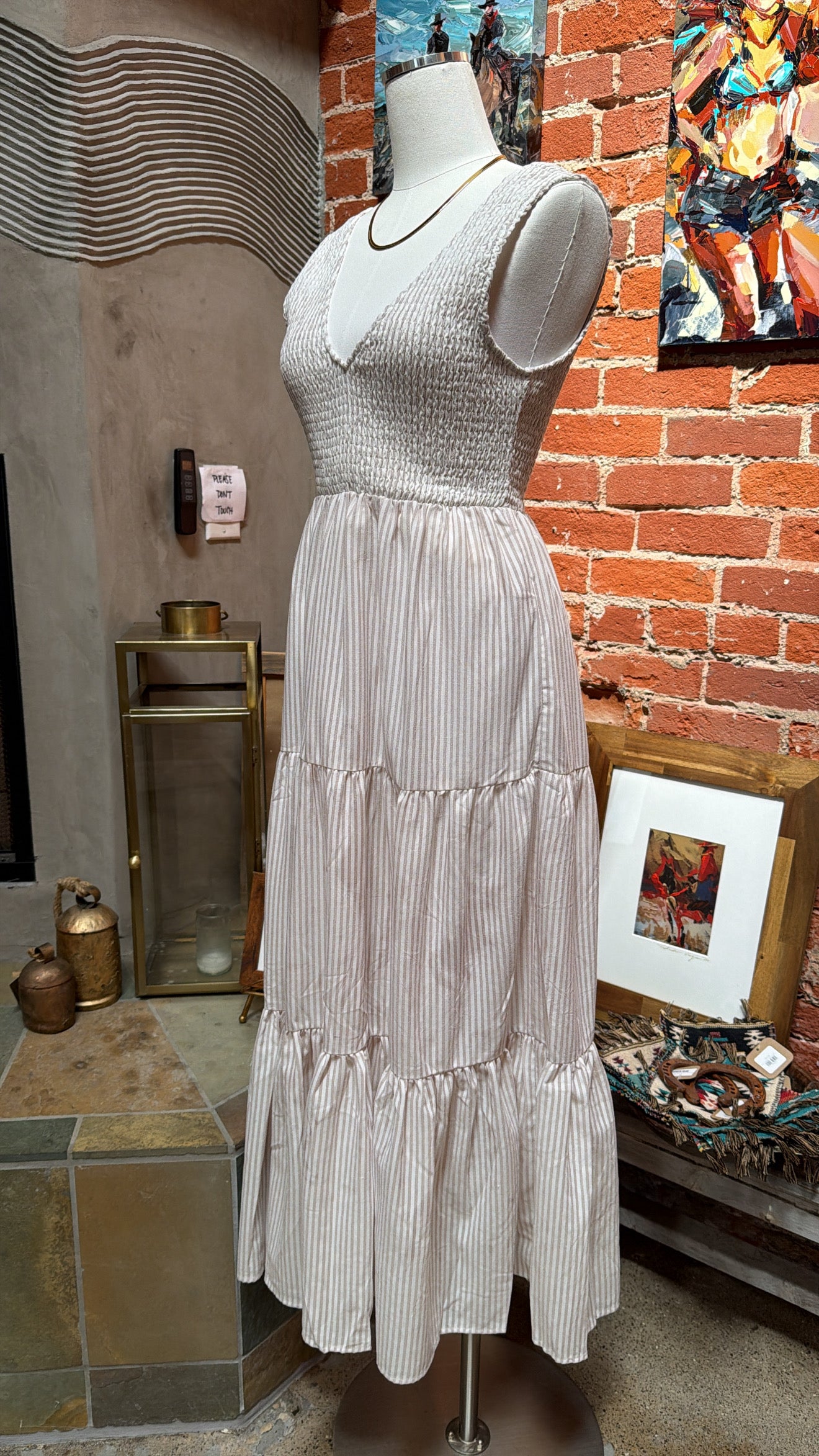 Luna Stripes  Maxi Dress