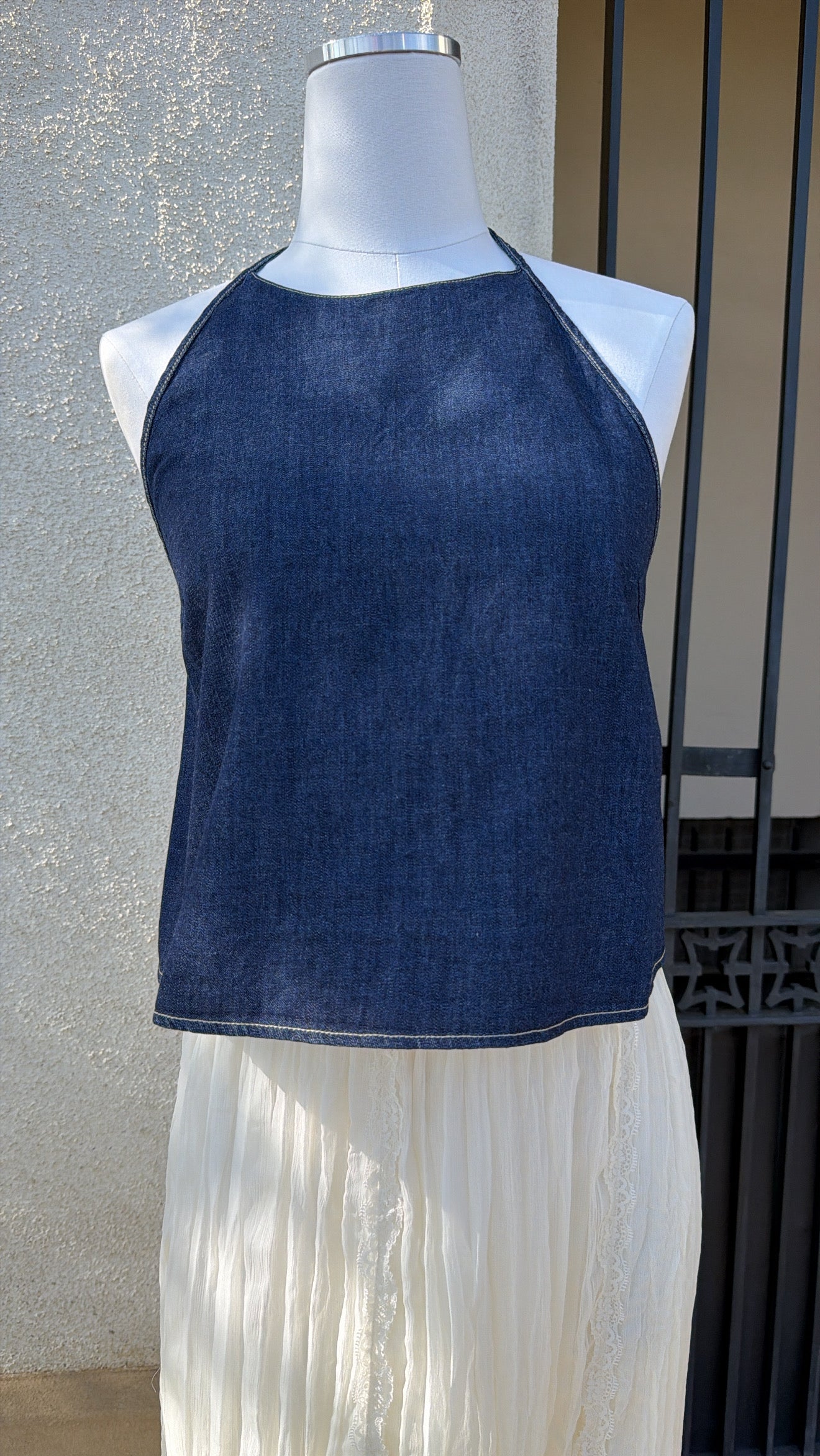 Blue Lagoon Denim Halter Top