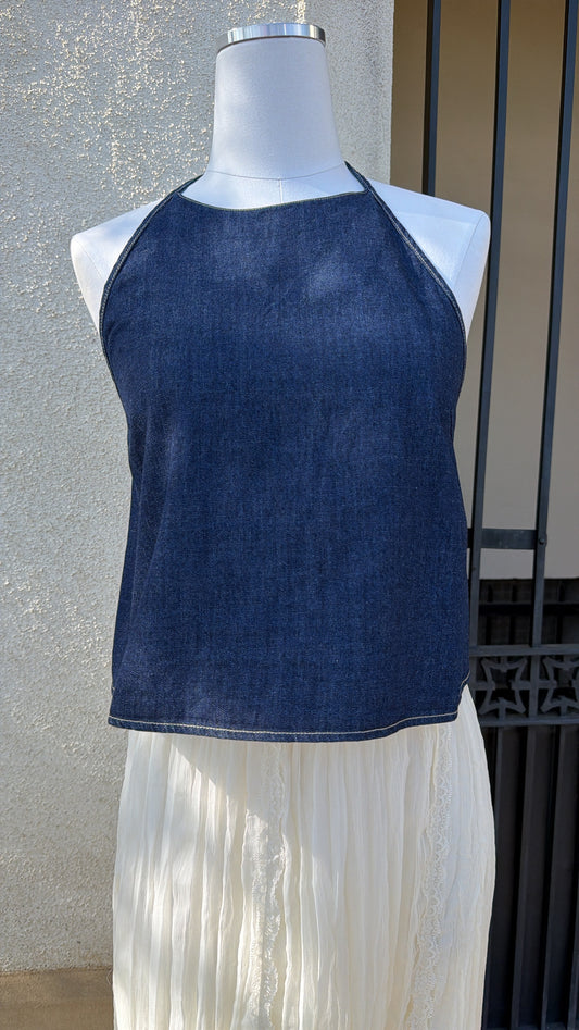 Blue Lagoon Denim Halter Top