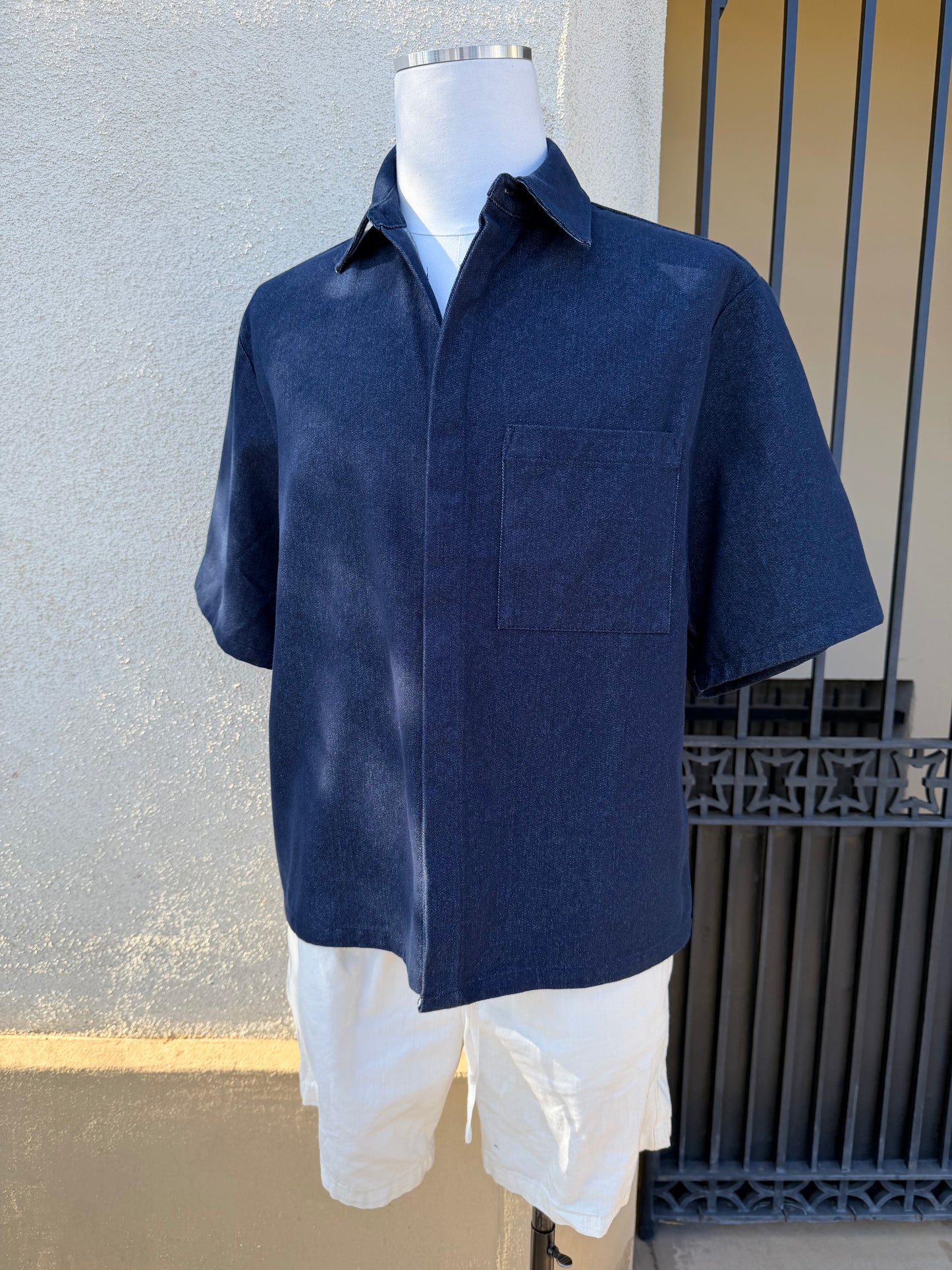 Bacano Denim top - Dark Denim