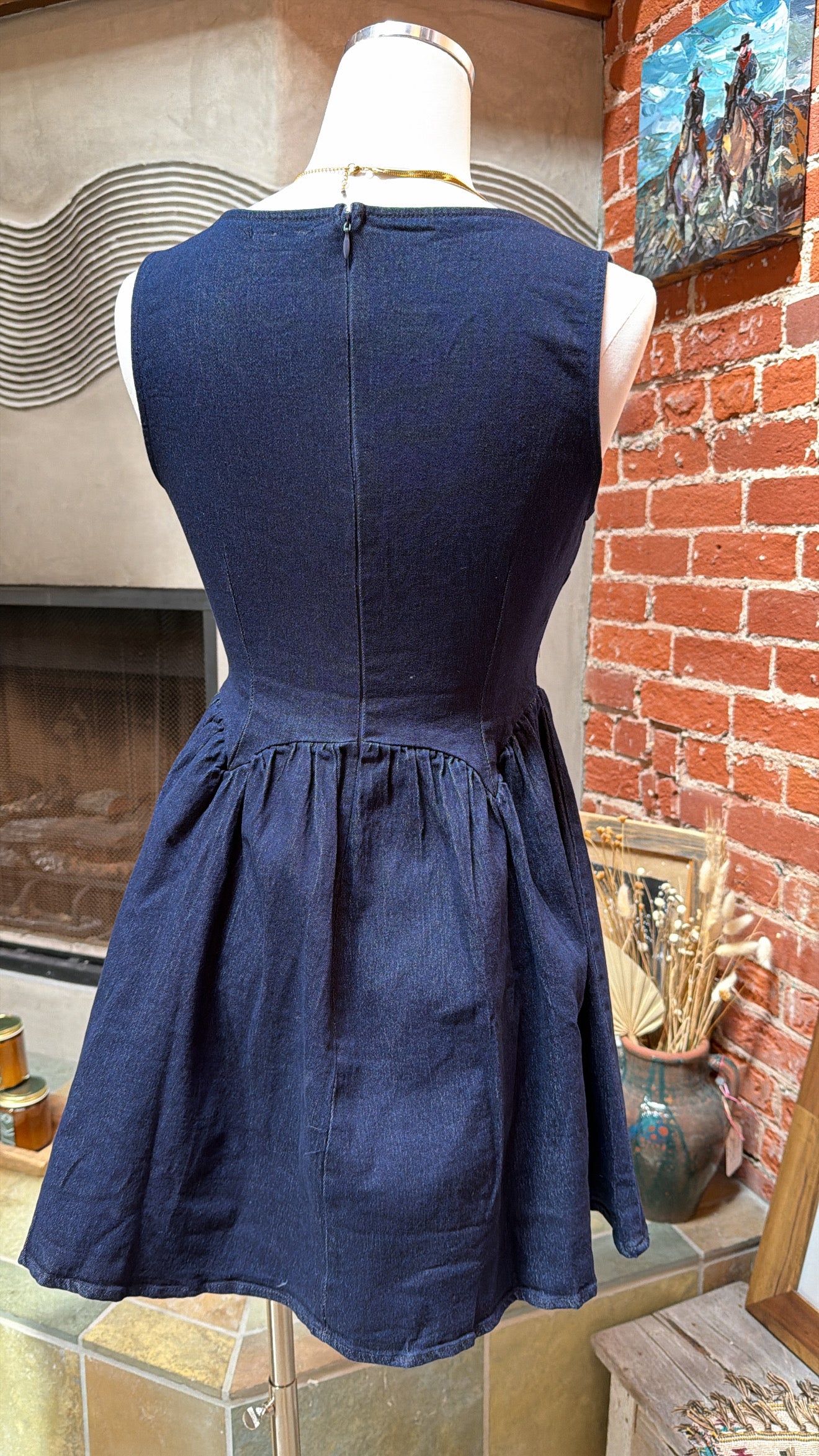 Moonlit Love Denim Dress