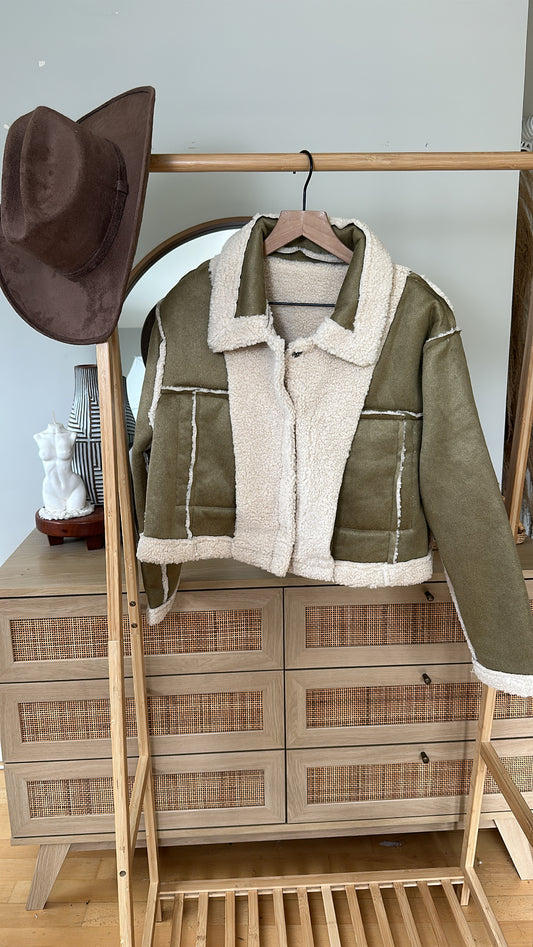 A Moment For Her Sherpa Jacket