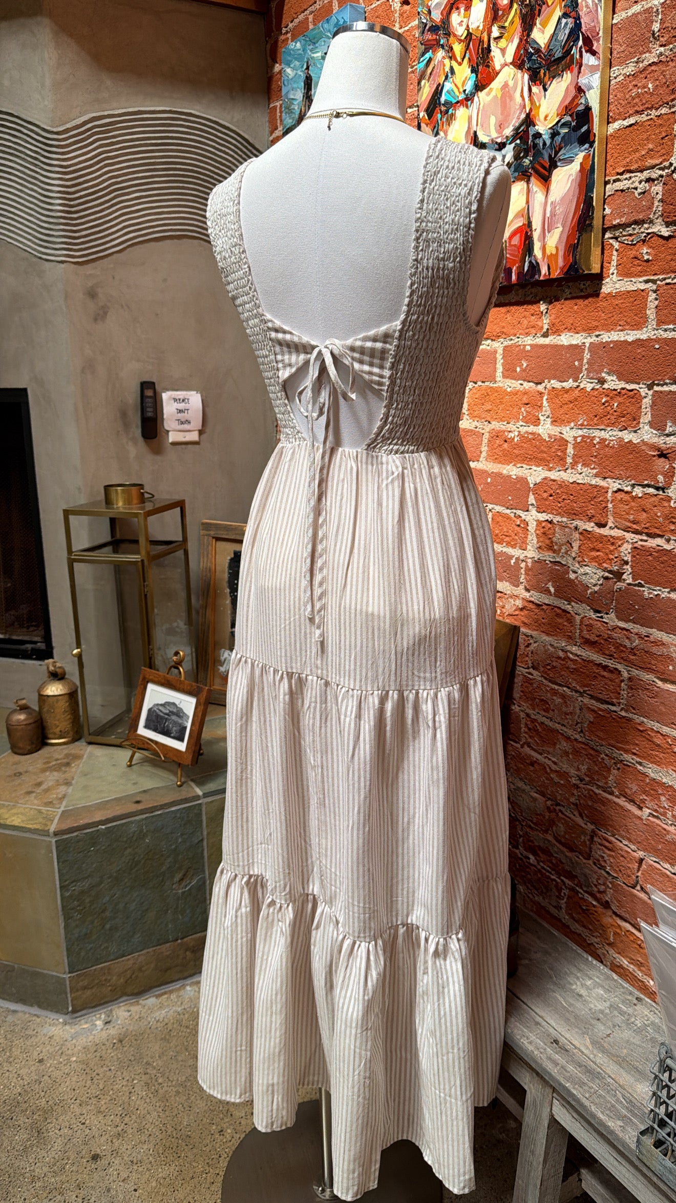 Luna Stripes  Maxi Dress
