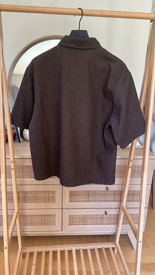 Bacano Denim top - Brown