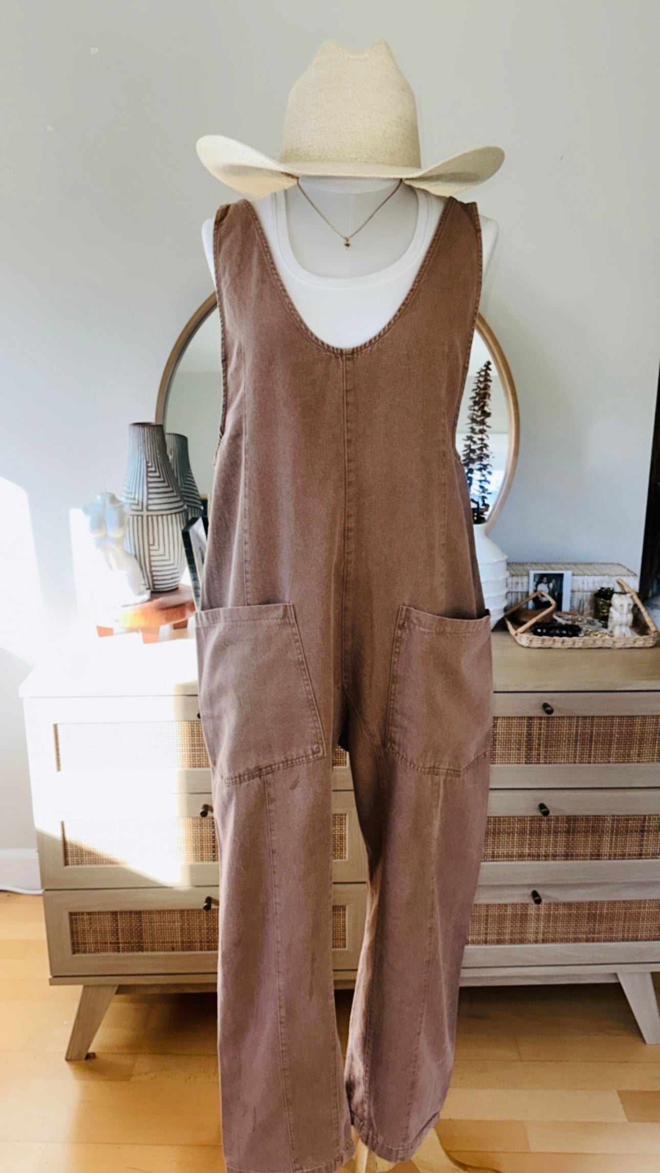 Fresh & Relax Denim Jumpsuit