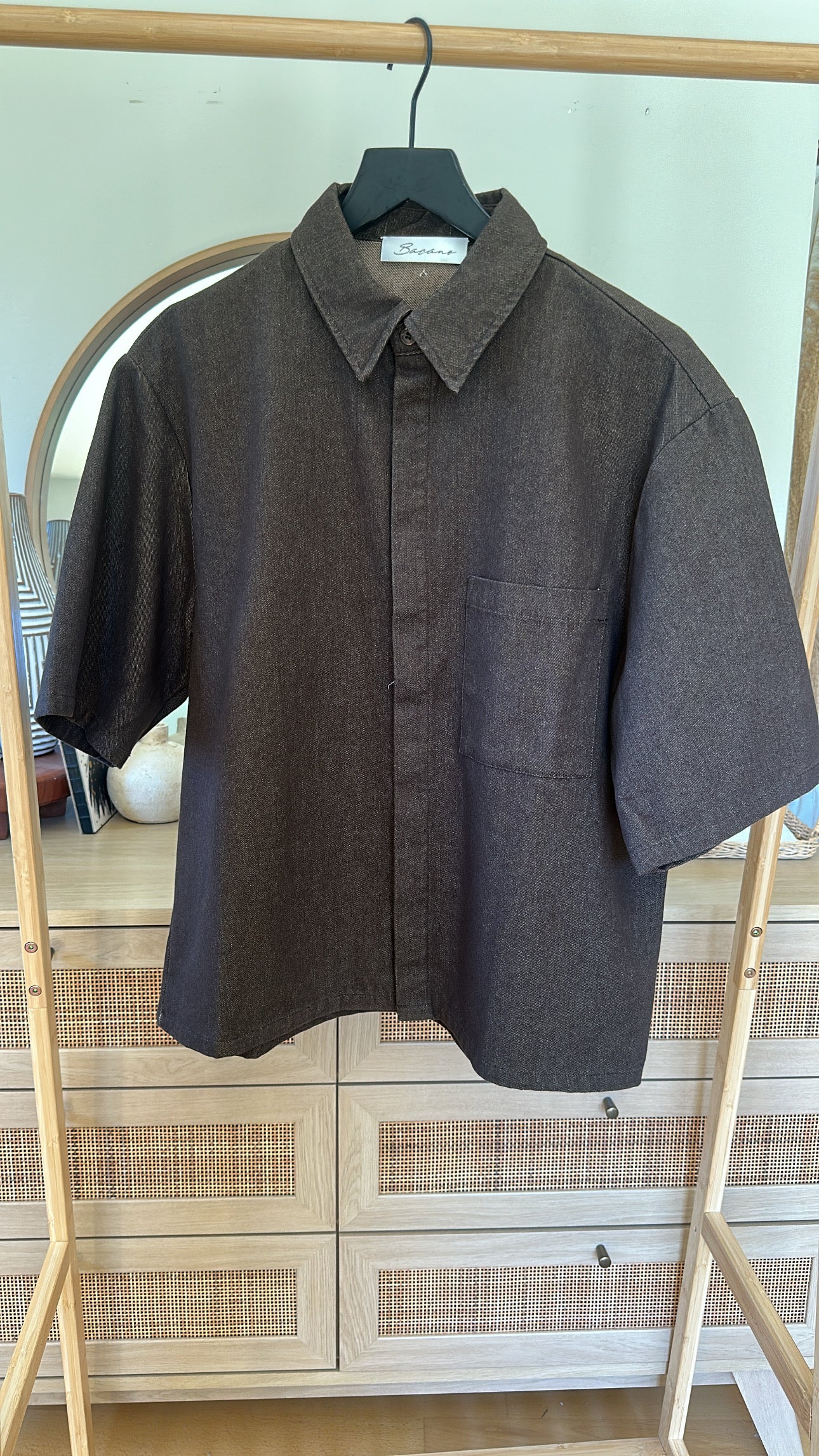 Bacano Denim top - Brown