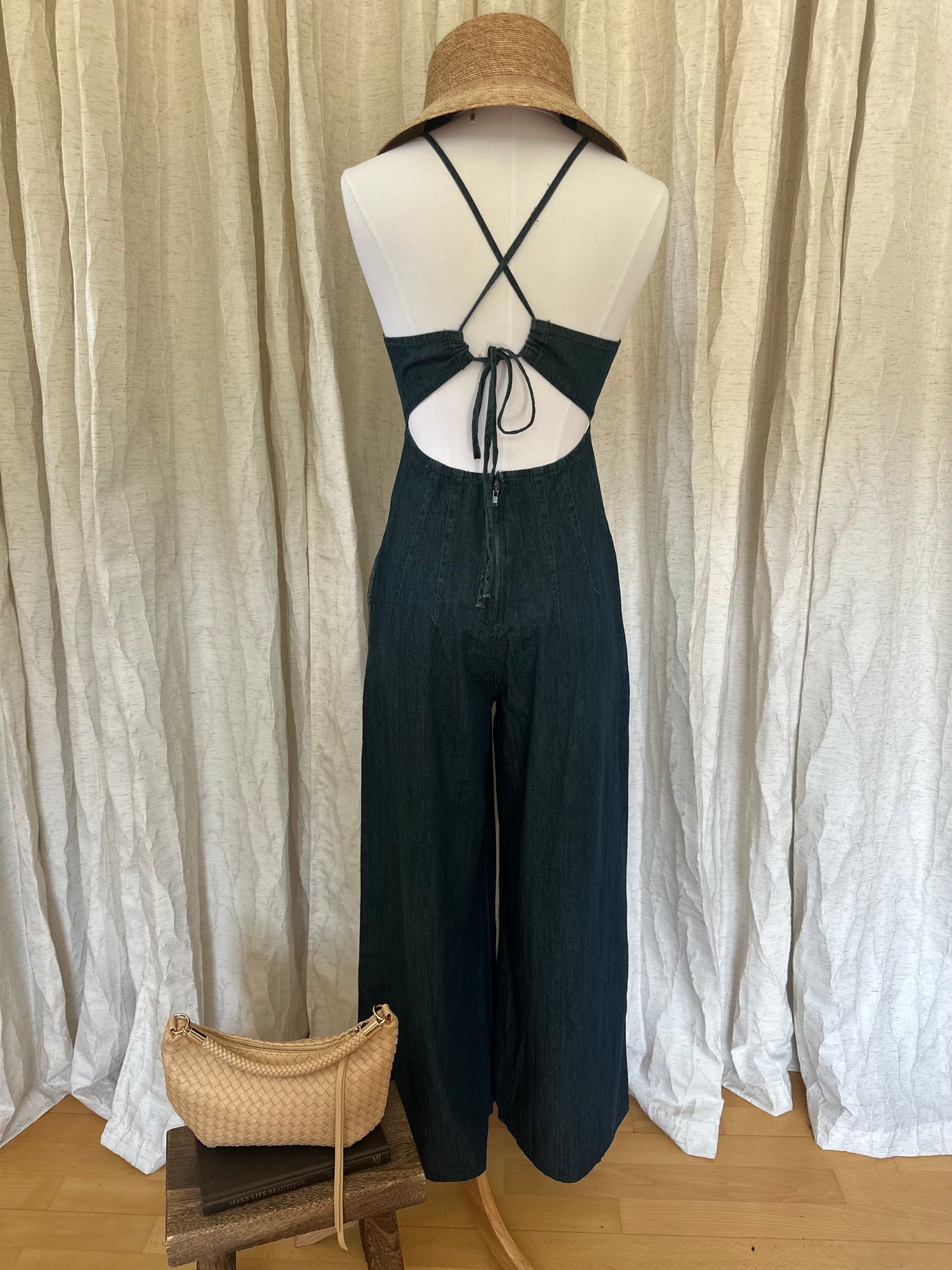 Paradise Jumpsuit - Dark Wash