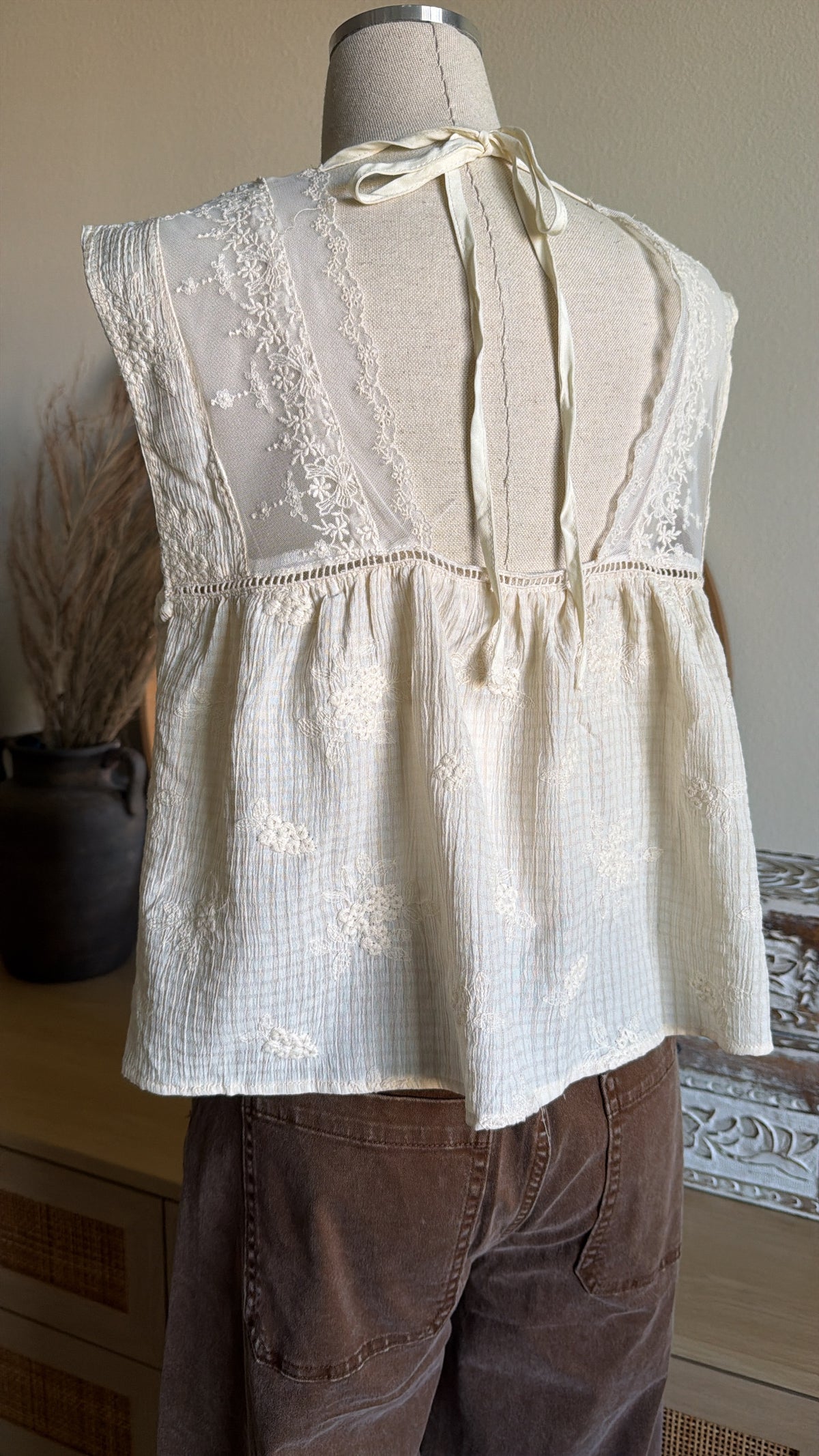 Citrus Escape Lace Top