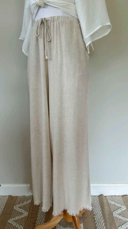 Cool & relax pant - Linen Ivory